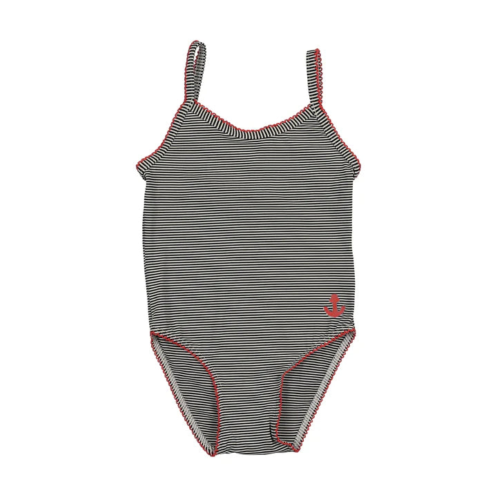 Pinstripe Girls Swimsuit