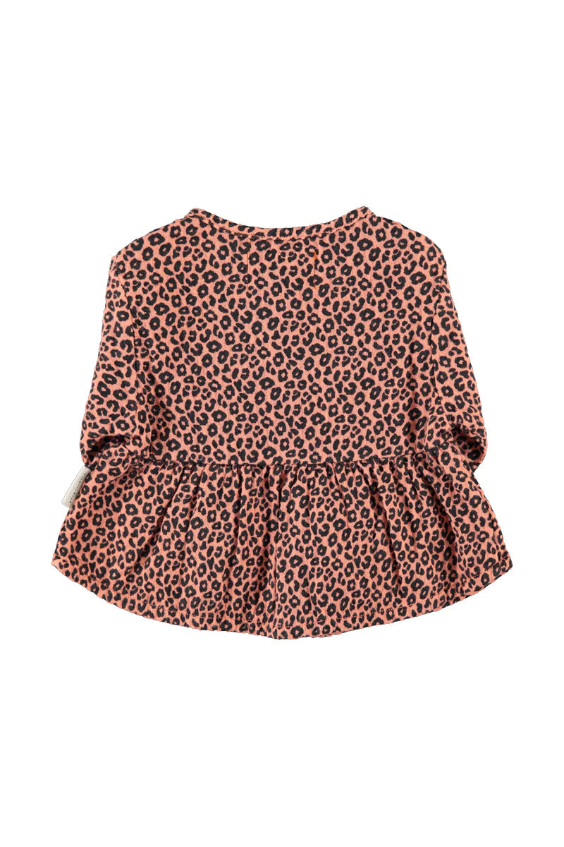 Baby Blouse Pink with Animal Print