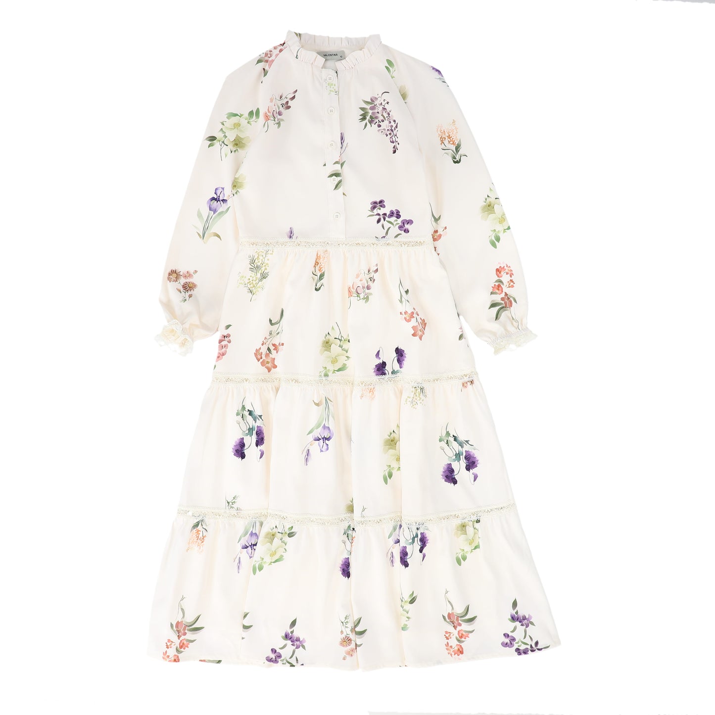 Floral Print Tiered Dress