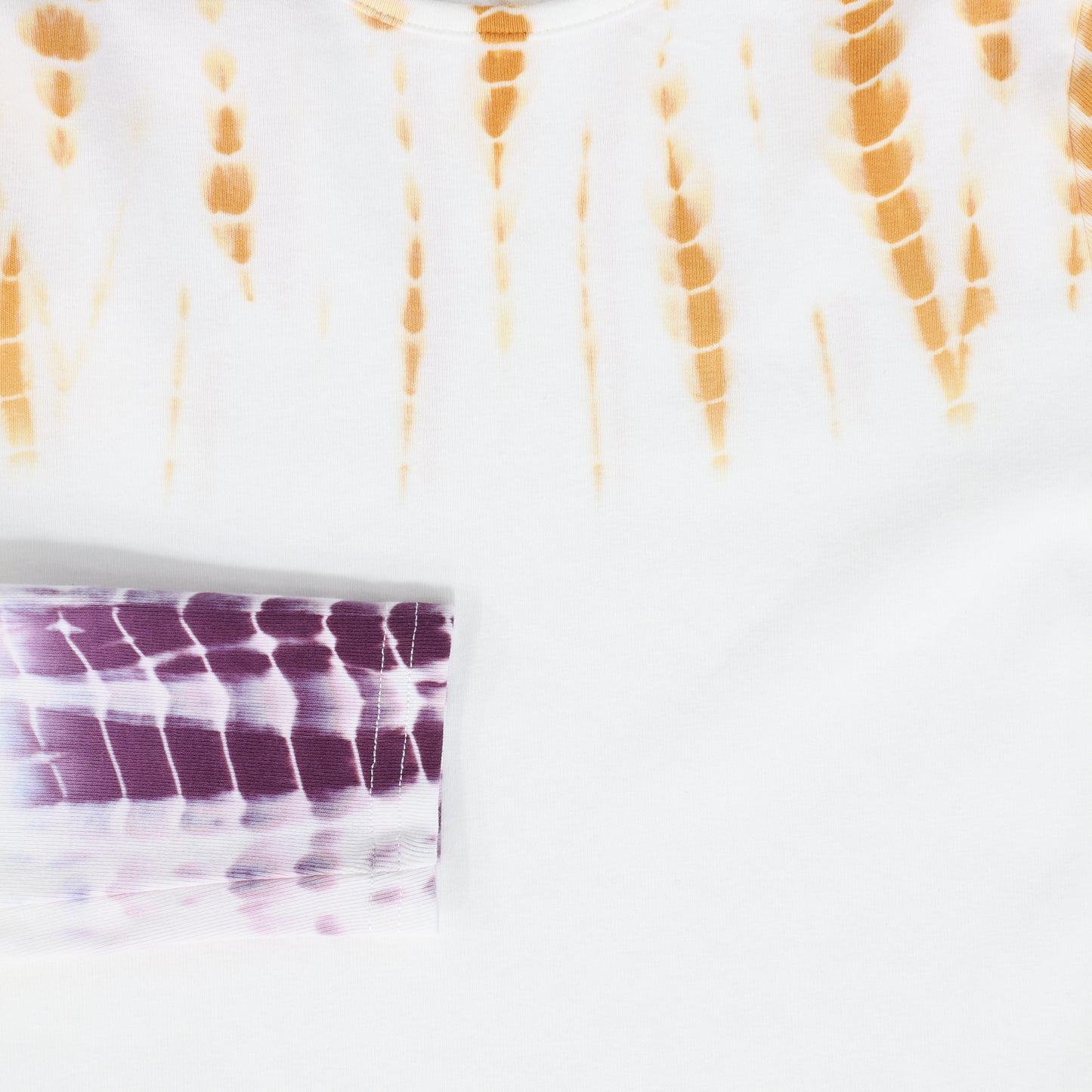 Purple Crinkle Tie Dye Tee and Skirt