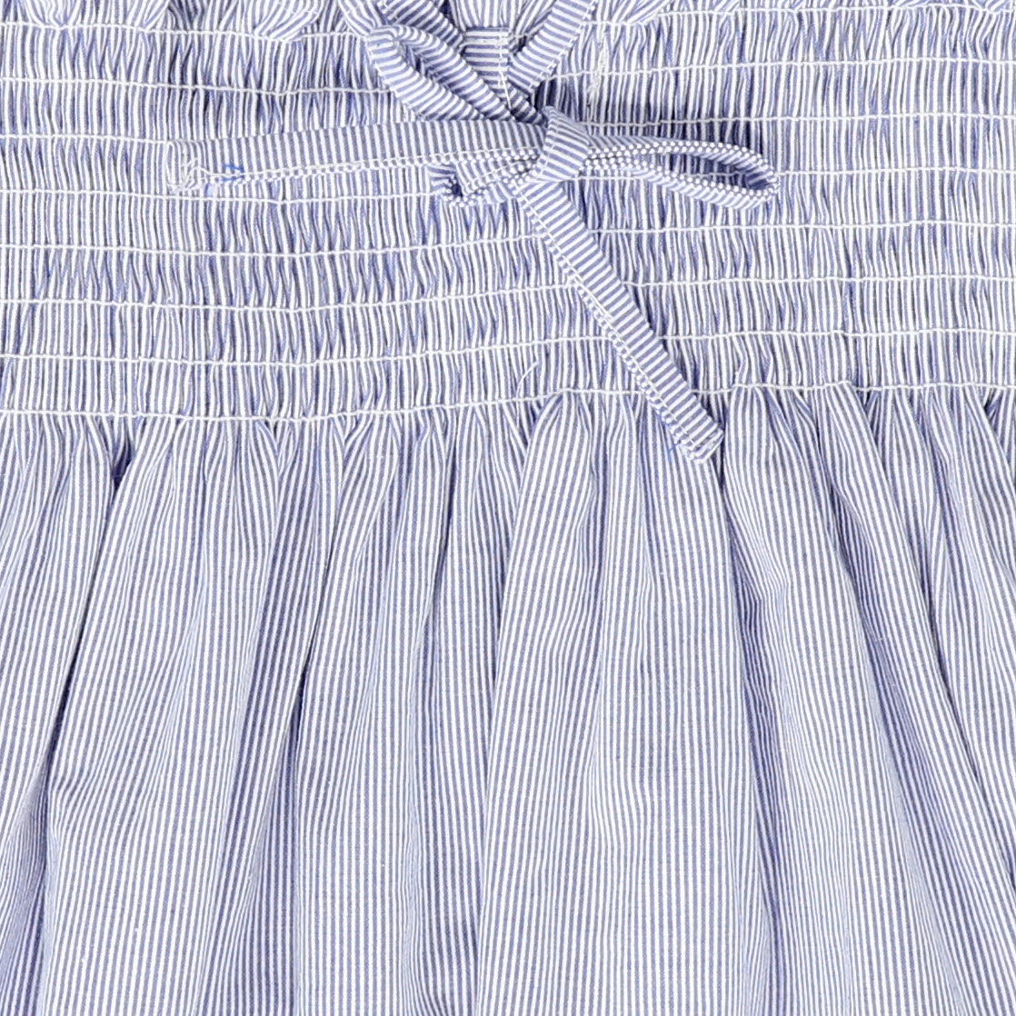 Striped Seersucker Short Dress