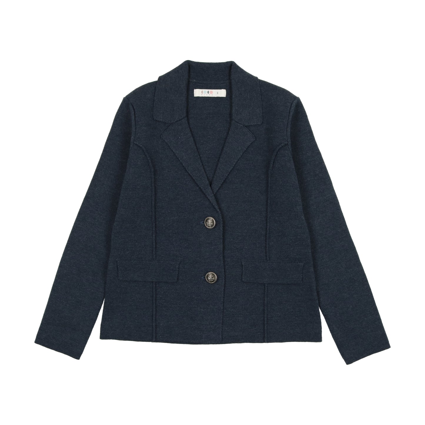 Knit Blazer- Navy