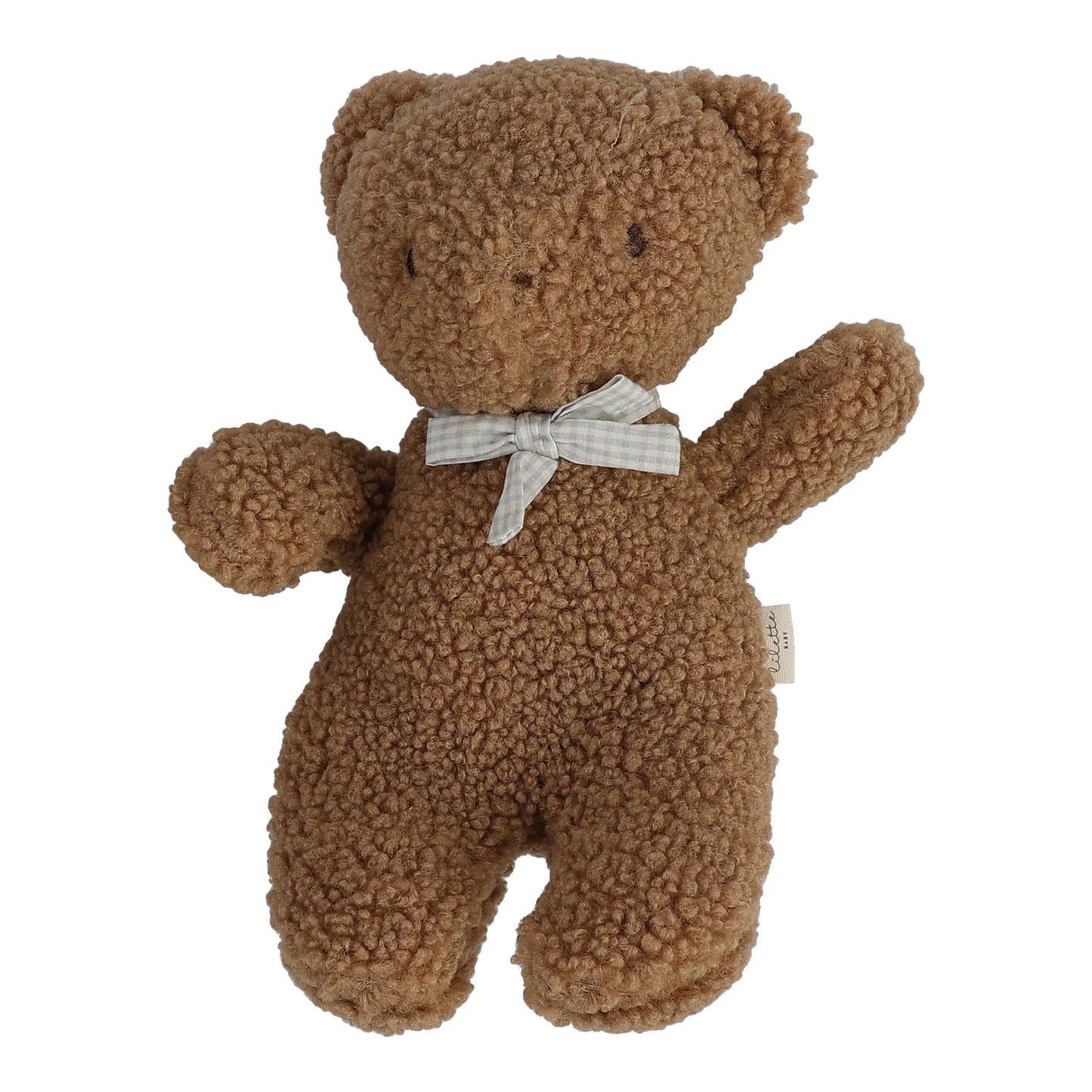Bear with Bow Brown/Pale Blue