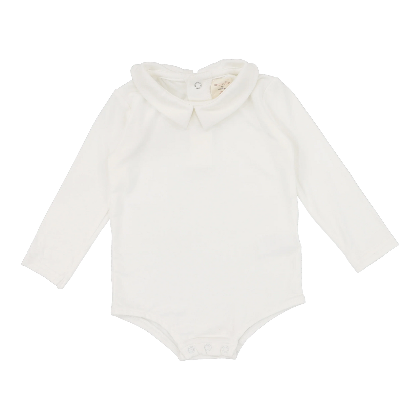 Collar Onesie Long Sleeve- Off White