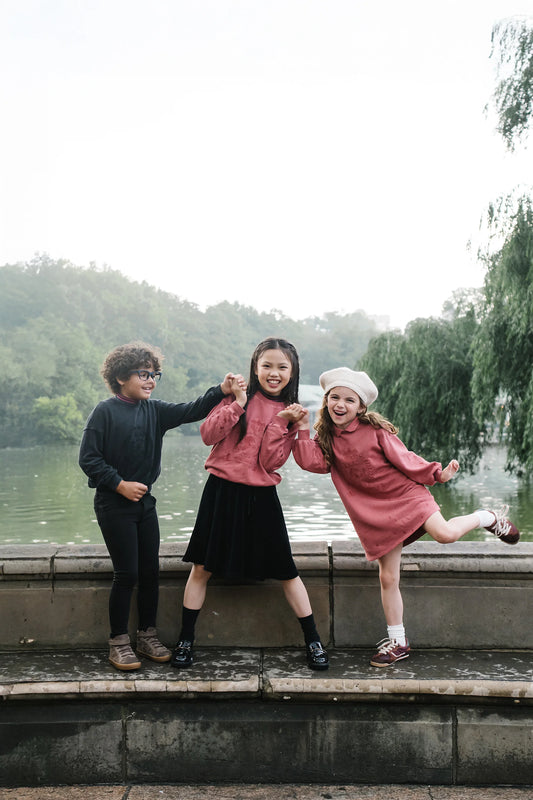 Emblem Sweatshirt- Mineral Red