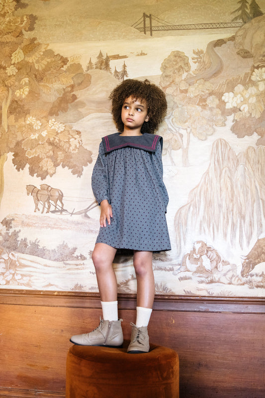 Primrose Dress Pale Grey