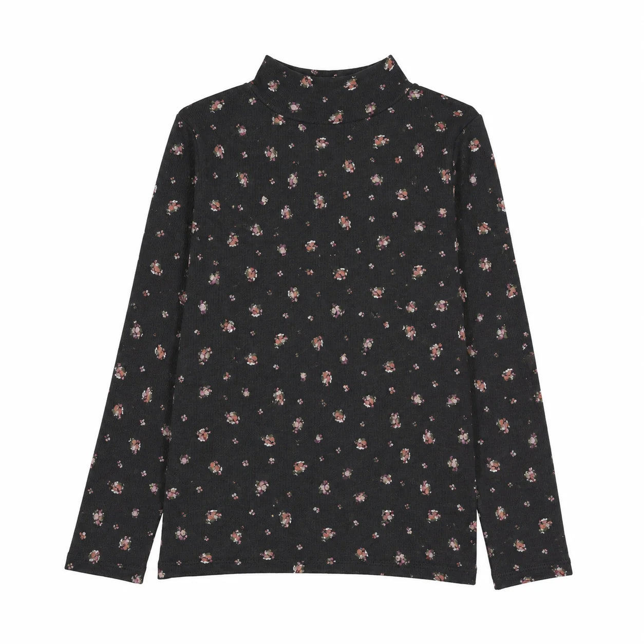 Printed Mockneck- Black Print