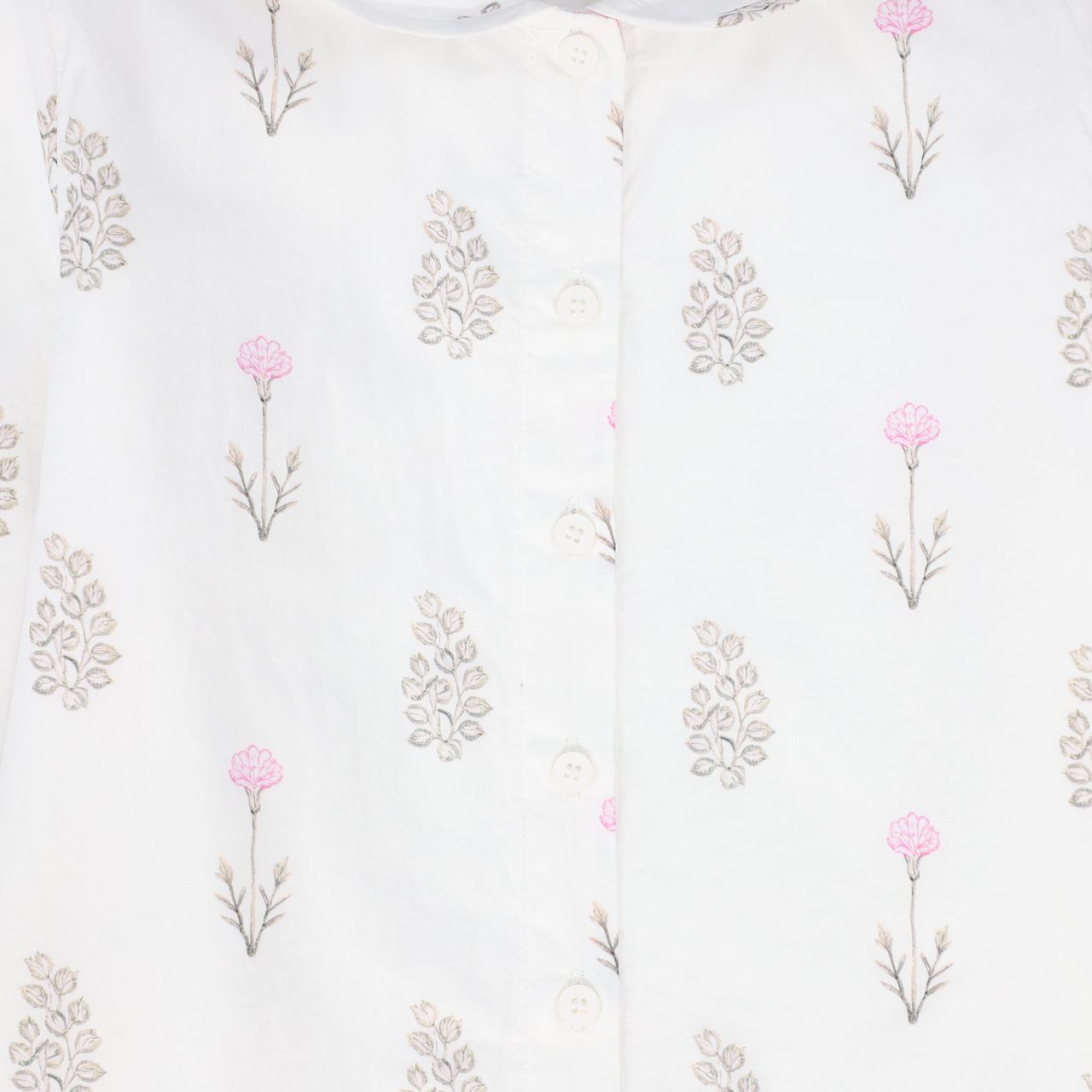 Floral Collar Blouse