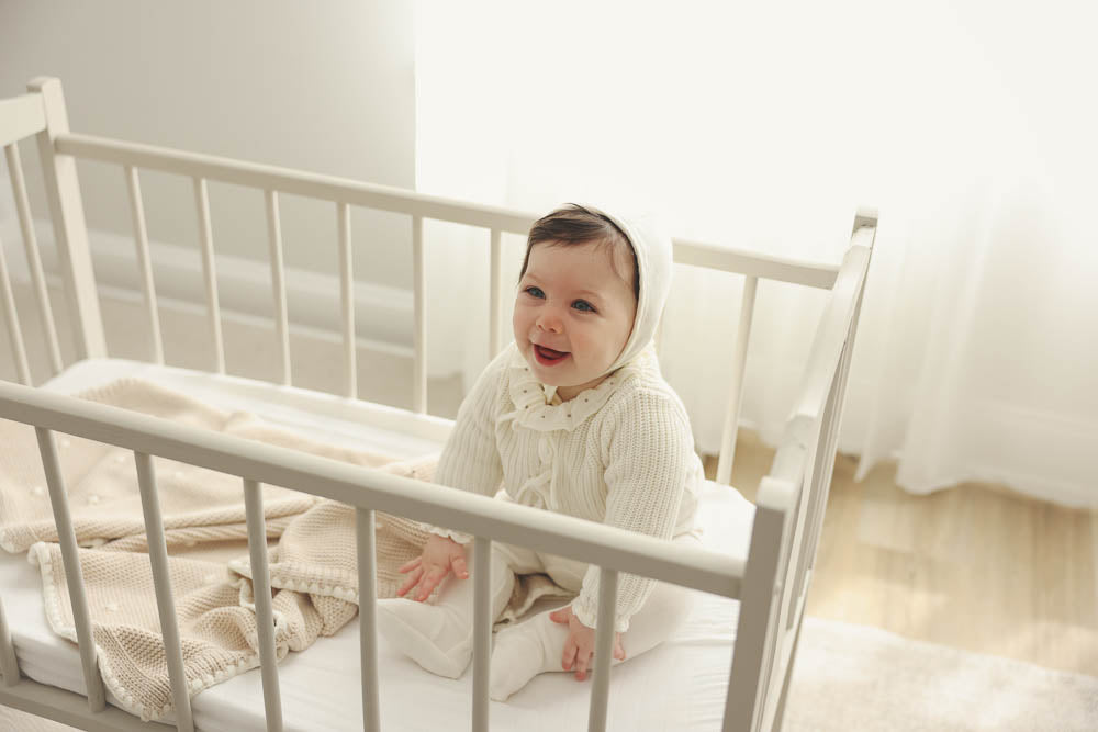Chunky Knit Shrug Cream Girl