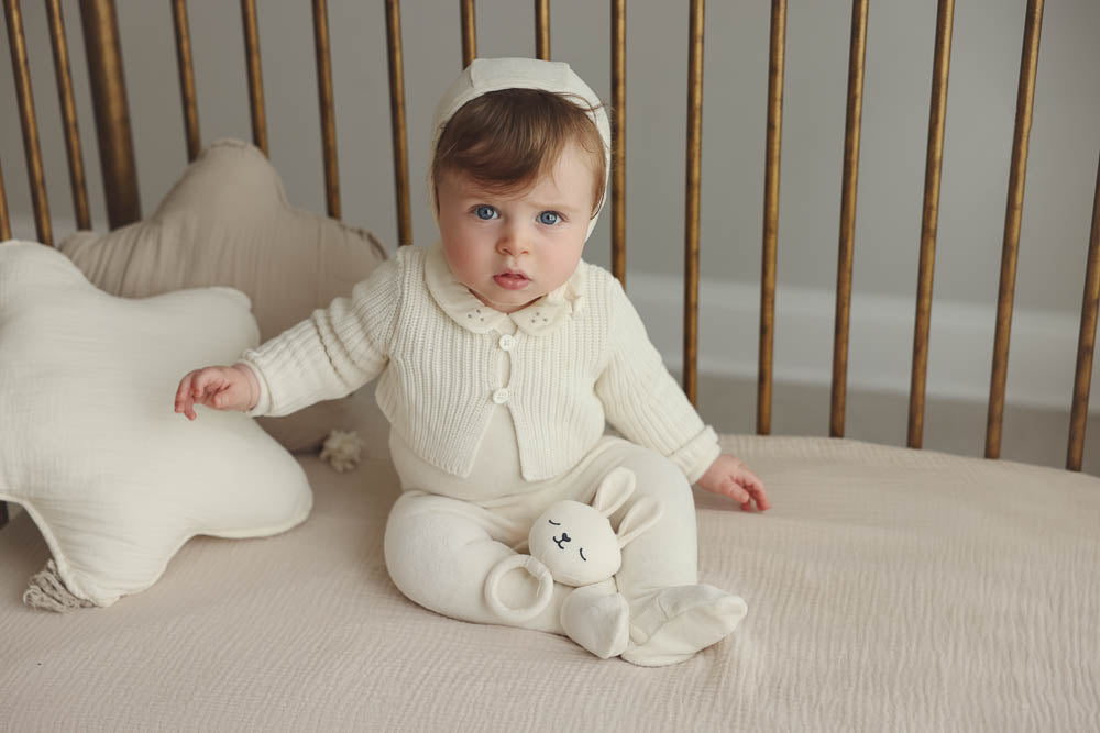 Chunky Knit Shrug Cream Boy