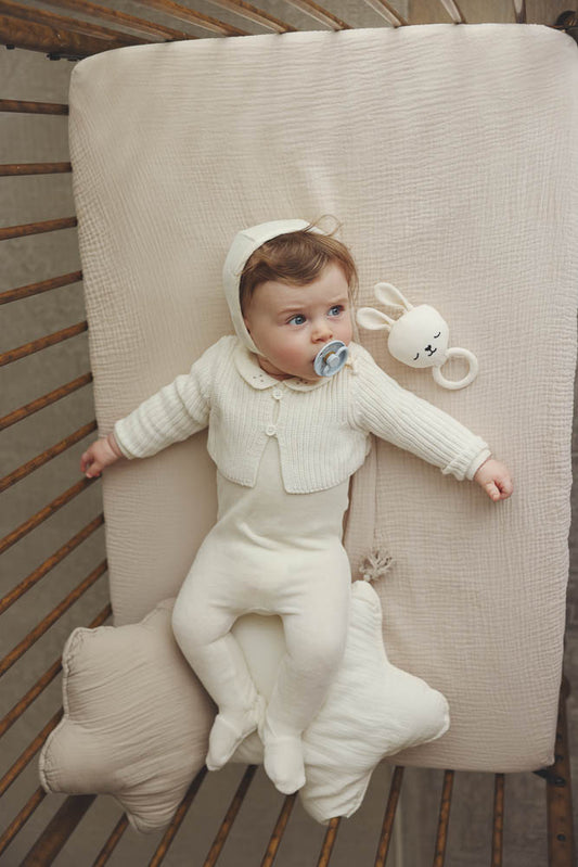 Chunky Knit Shrug Cream Boy