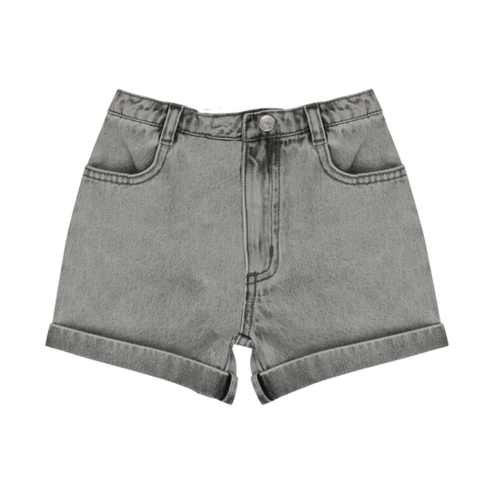 Grey Denim Boys Shorts
