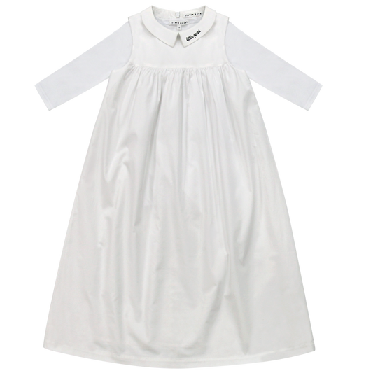 White Logo Collar Jumper + T-shirt