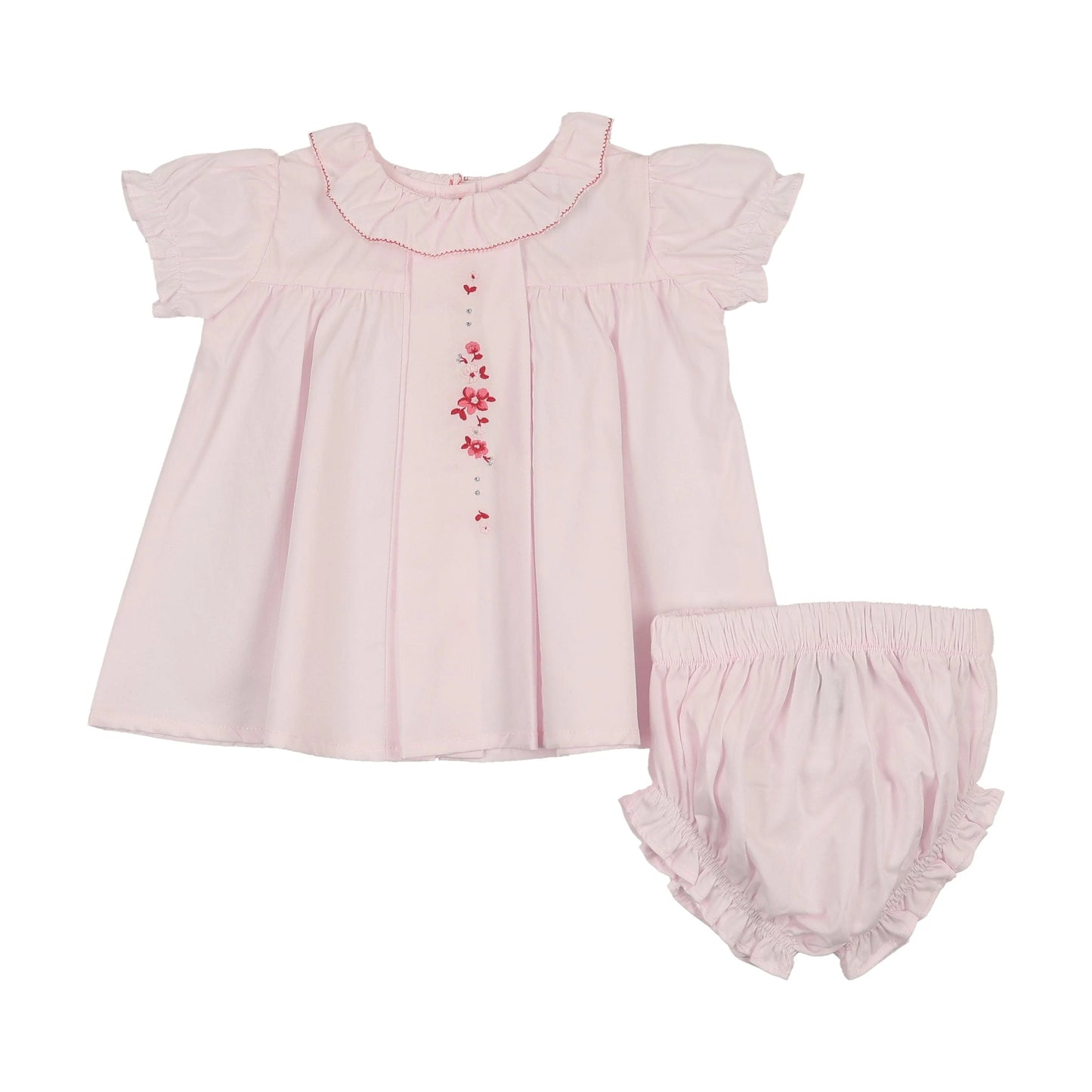 Baby Shirt and Bloomer Set- Light Pink