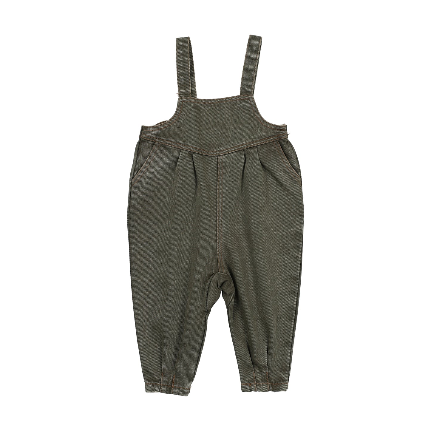 Washed Green Baby Overall