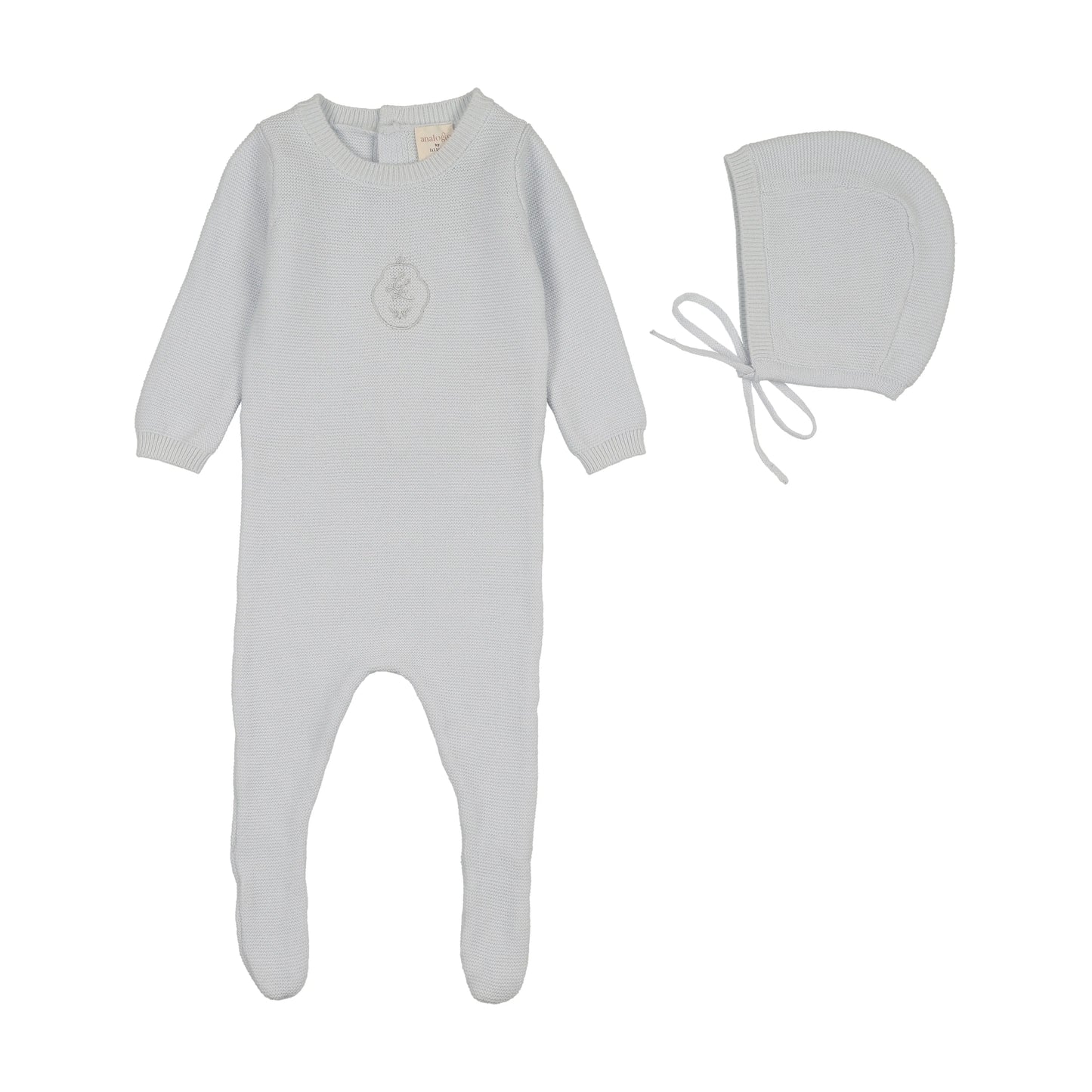 Crest Knit Footie Set Boys
