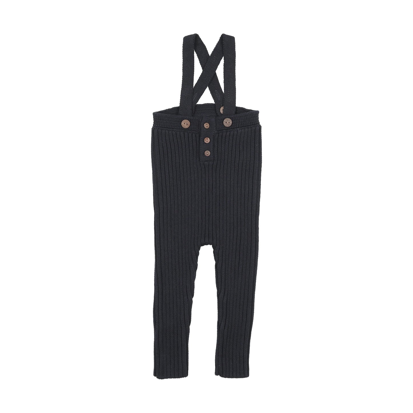 Toddler Rib Knit Overall- Navy