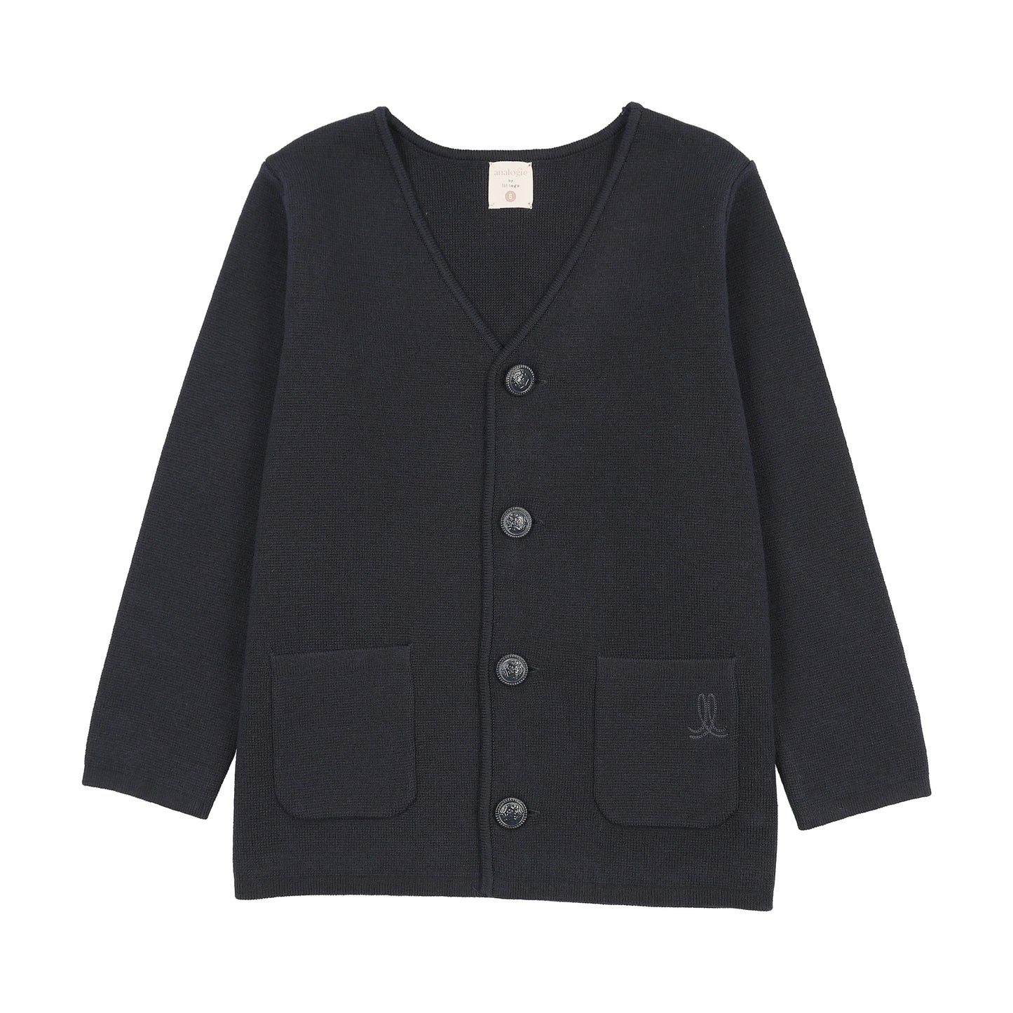 Boys Cardigan Blazer- Navy
