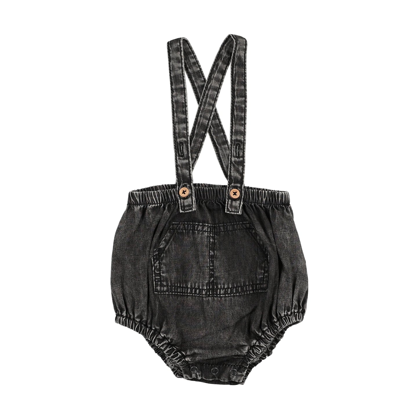 Pocket Suspender Bloomers- Black Wash