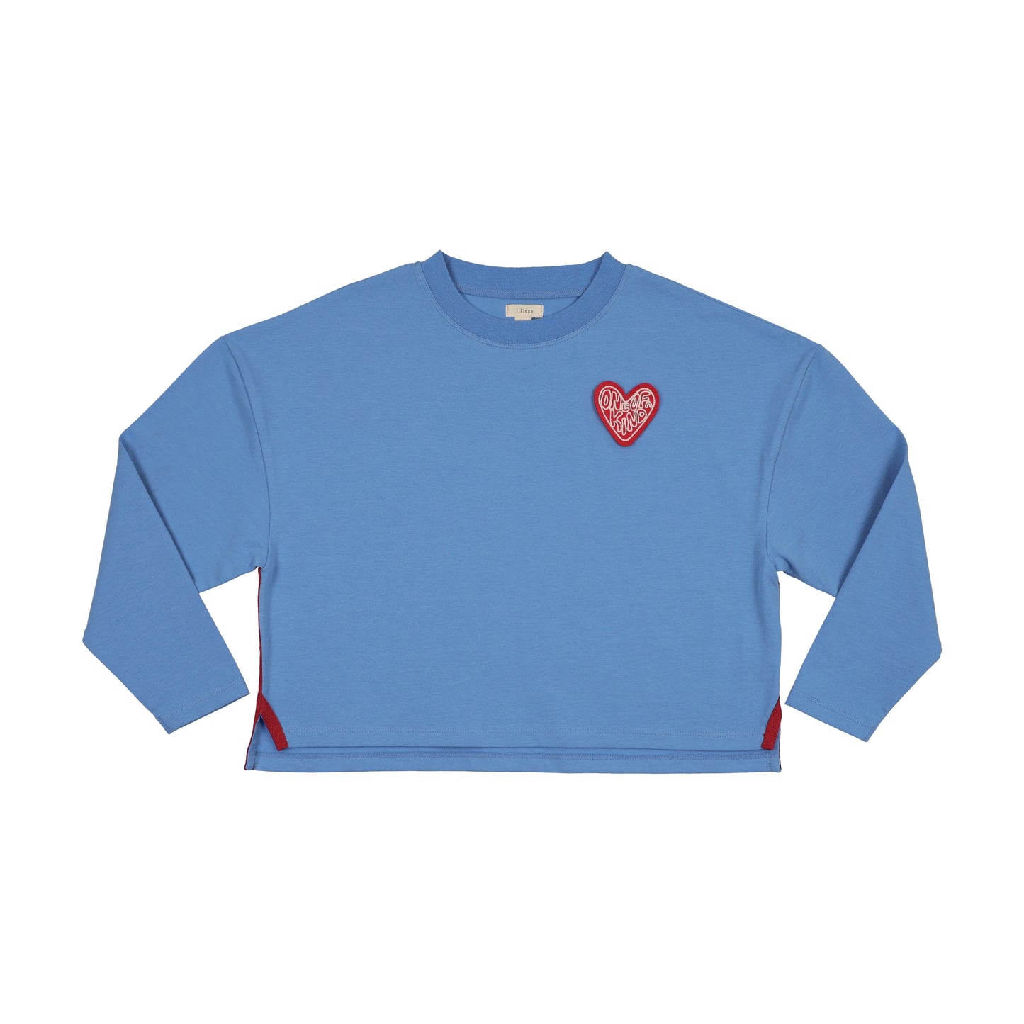 Cropped Tee- Fresh Blue