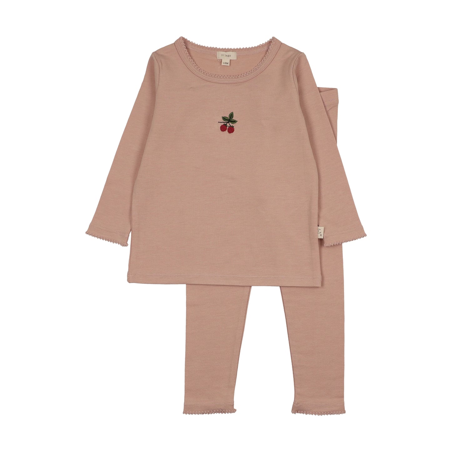 Embroidered Lounge Set- Pink