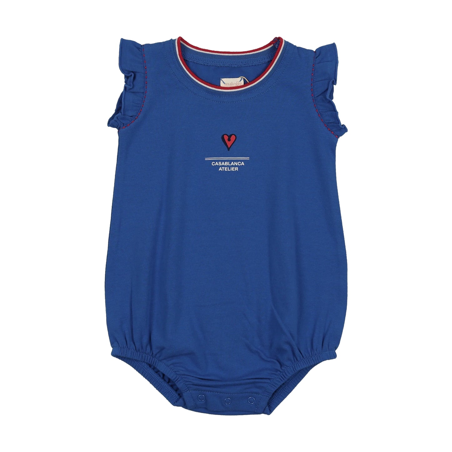 Outer Field Girls Romper- Electric Blue
