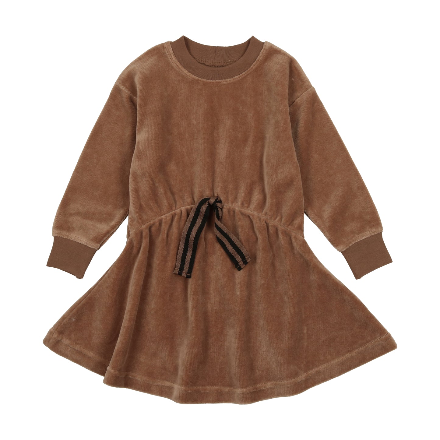 Velour Dress Camel