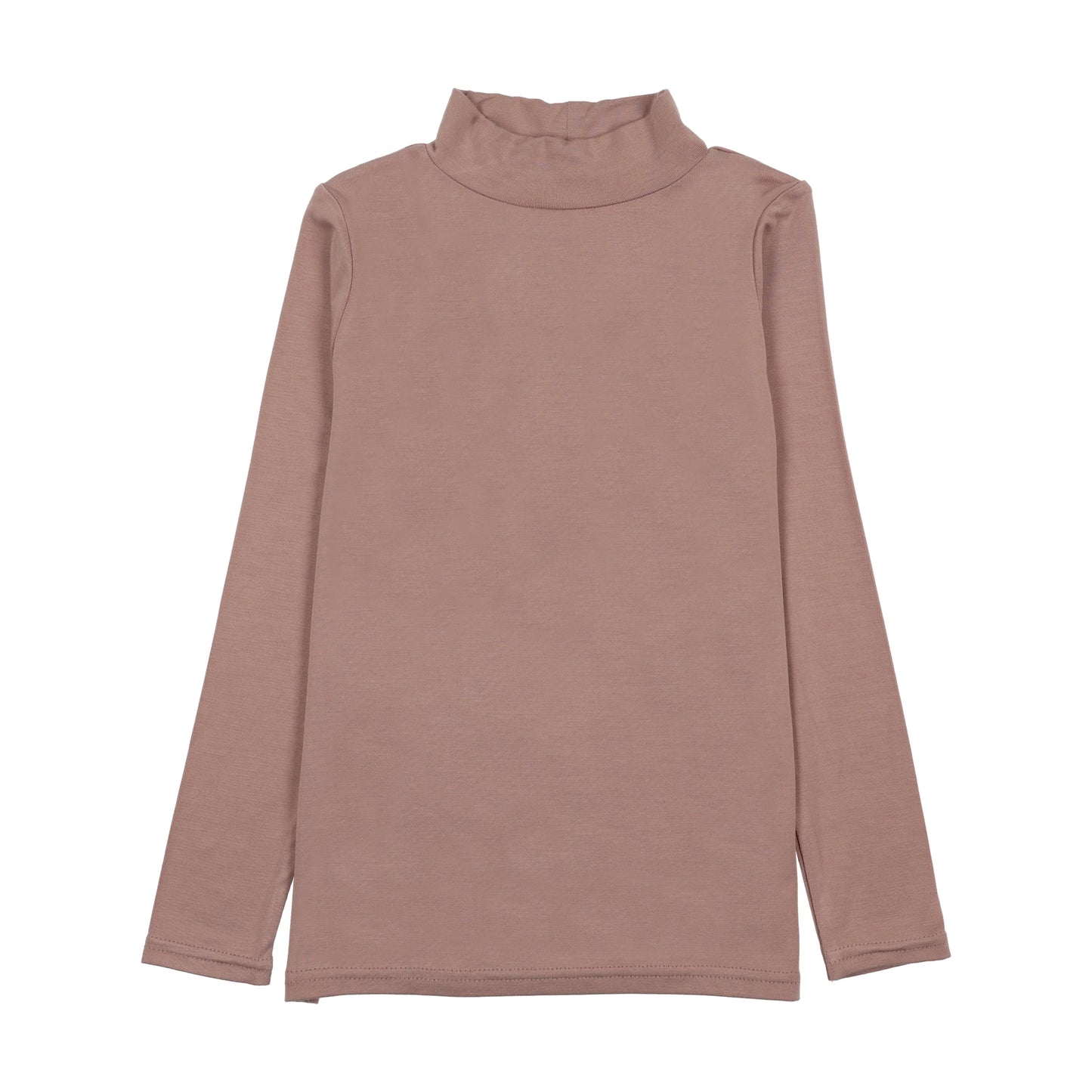 Bamboo Mockneck- Dried Rose