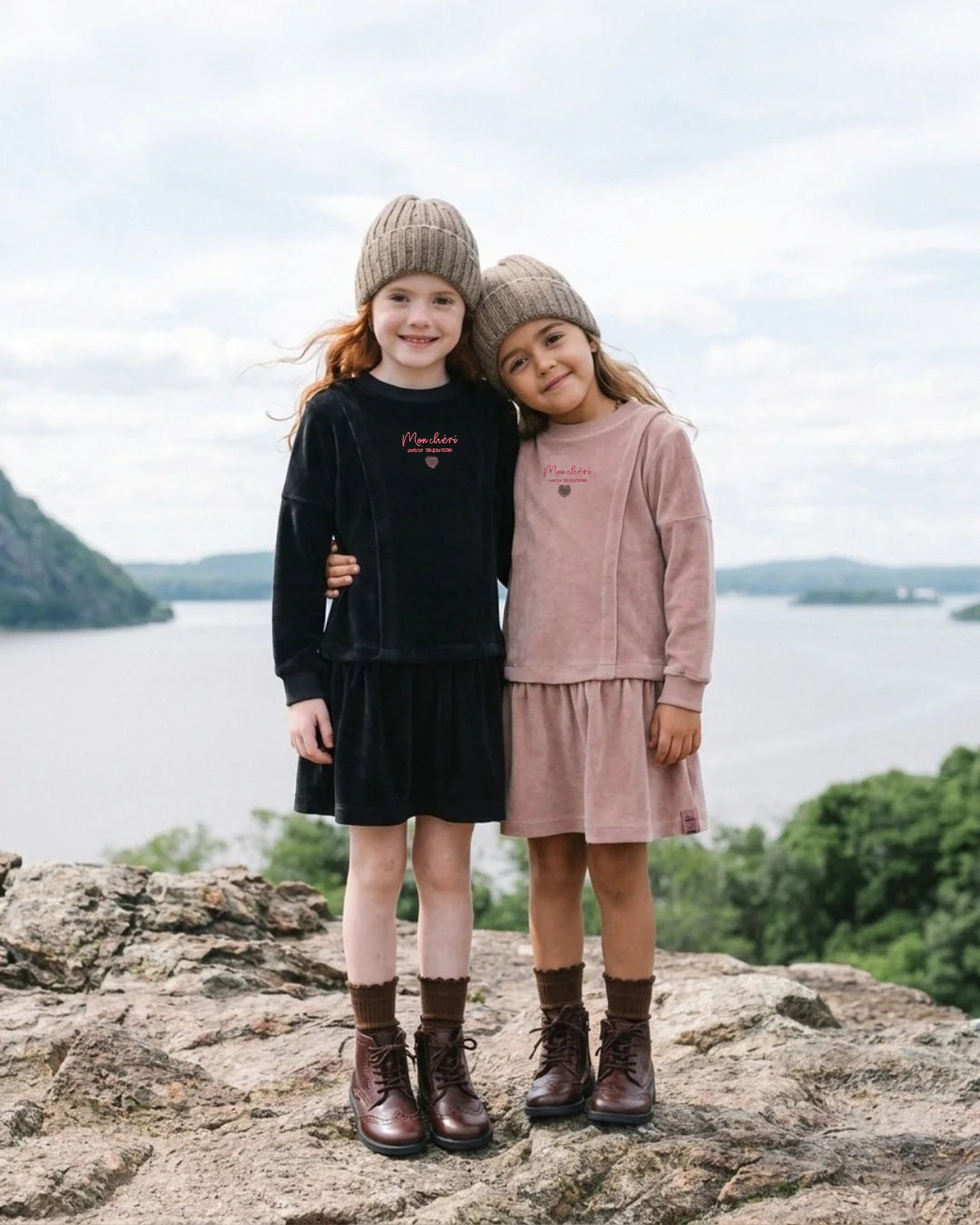 Dried Rose Velour Dress