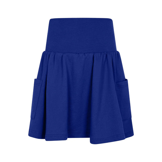 Girls Short Tiered Skirt- Royal Blue