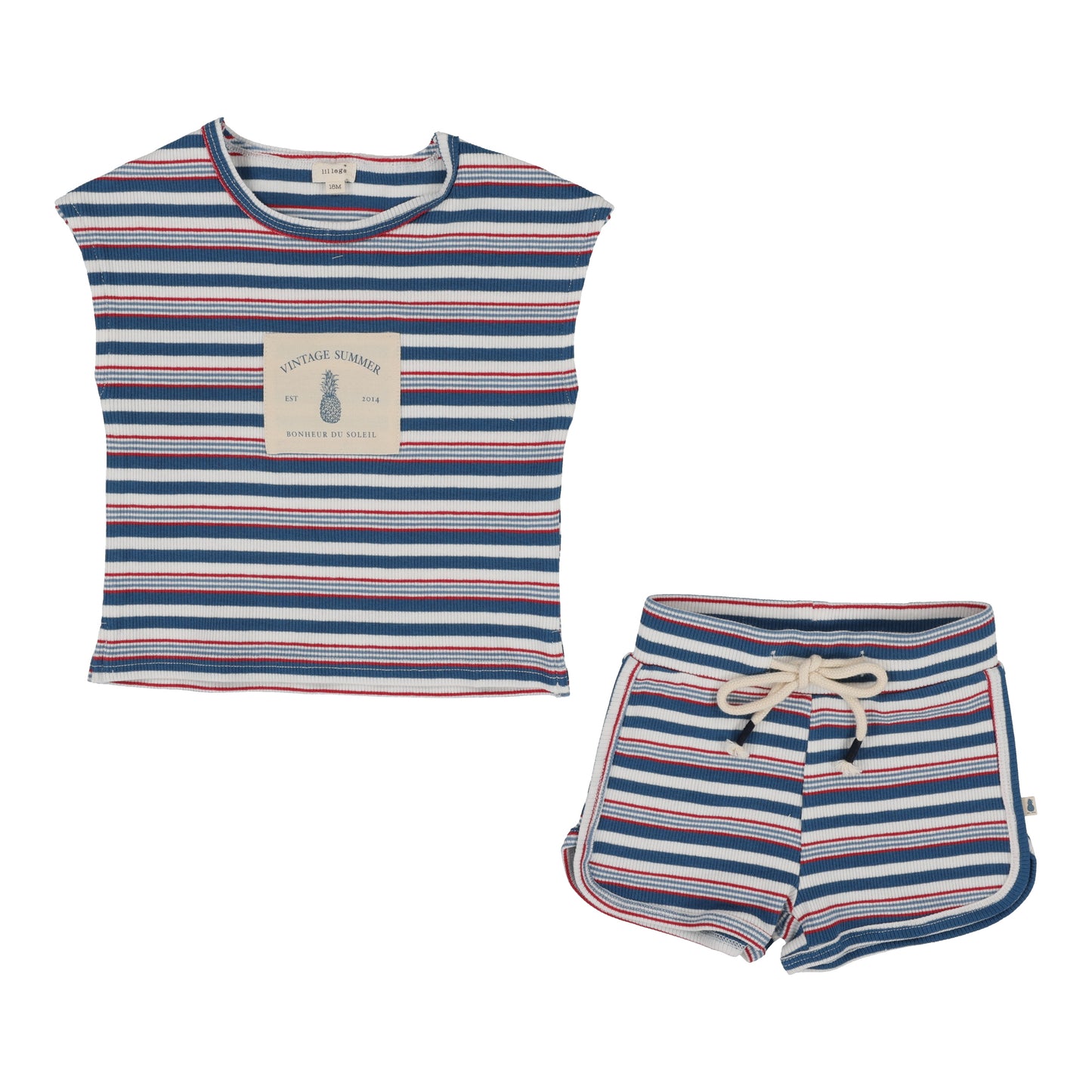 Toddler Set- Multistripe