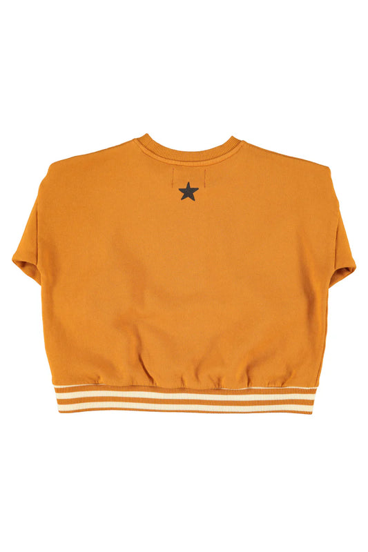 Sweatshirt Camel with "school Trip" Print