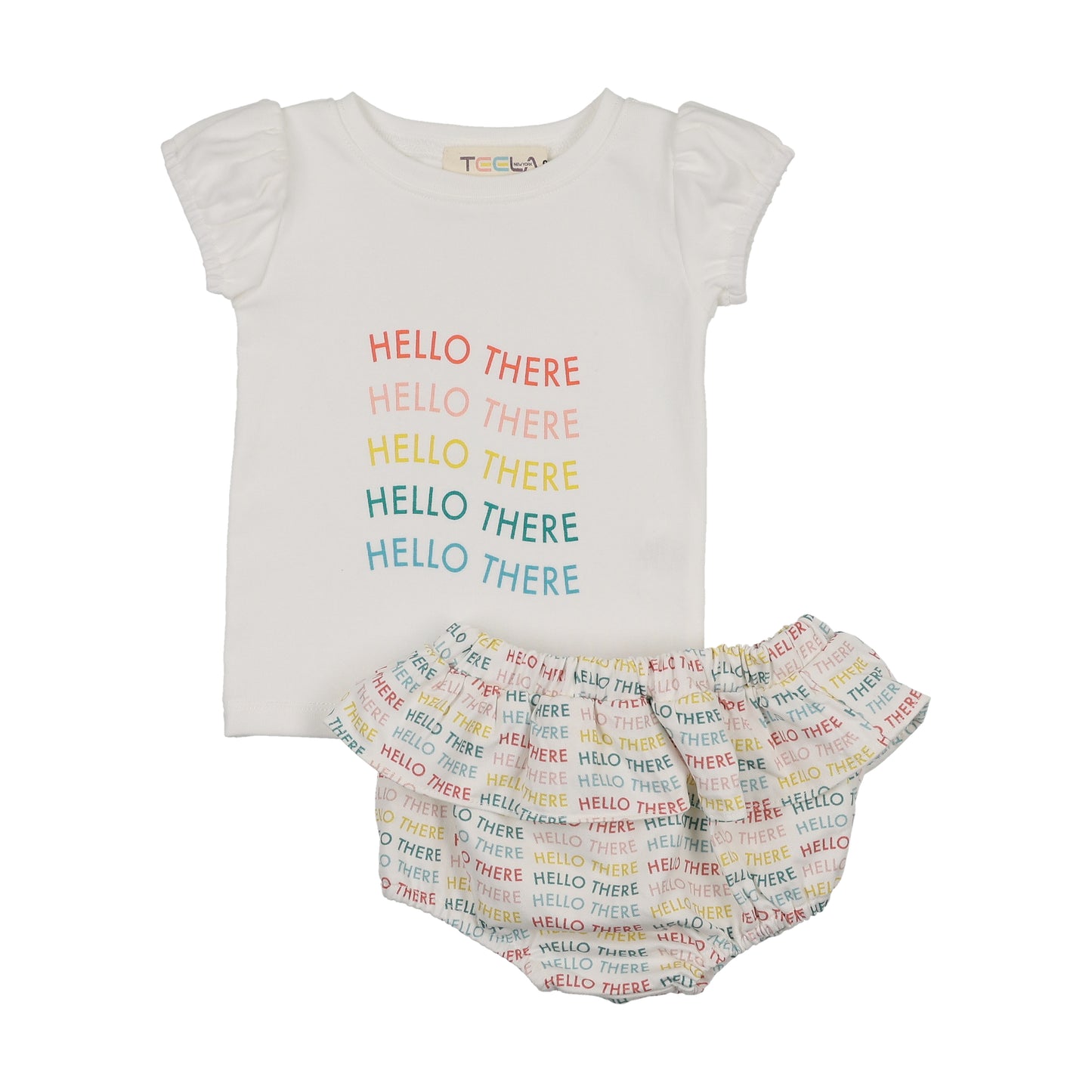 Hello There Baby Girl Set