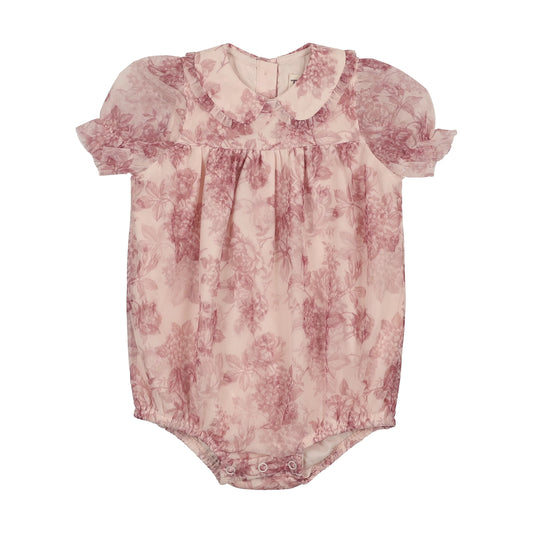 Mauve Tulle Romper/Set