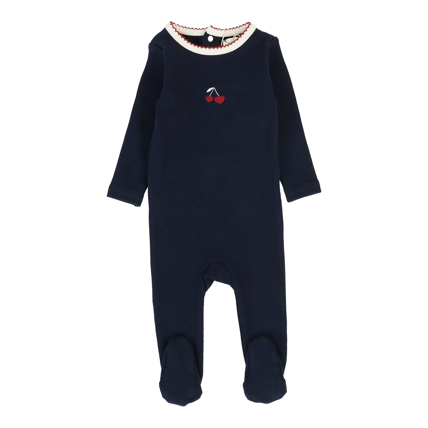 Bon Voyage Girl Footie Navy