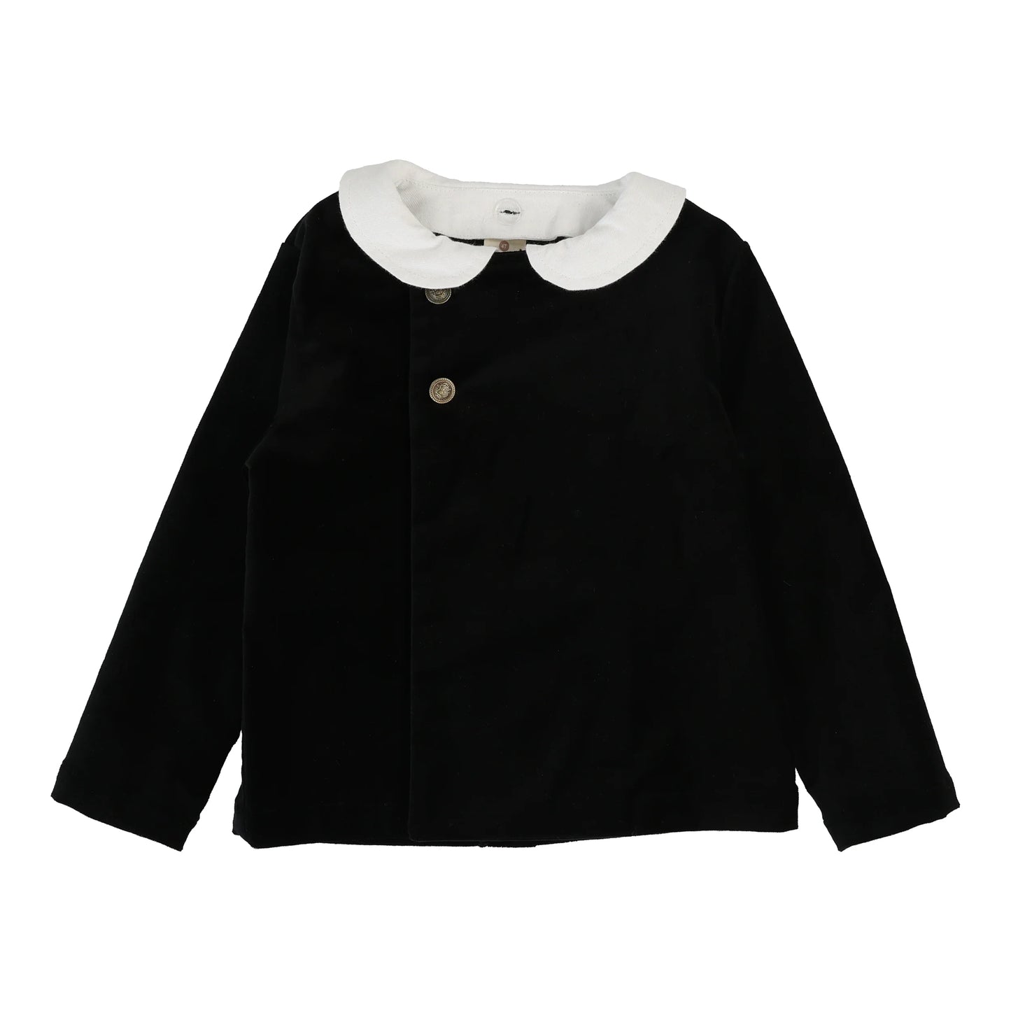 Toddler Velvet Blazer Black