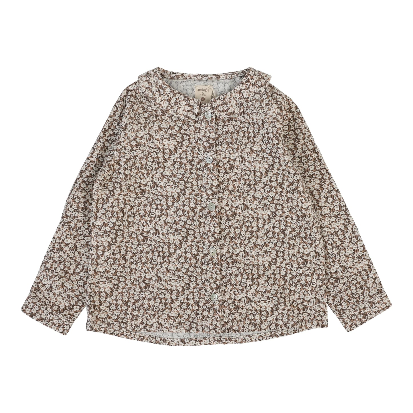 Daisy Floral Blouse - Dusty Pink