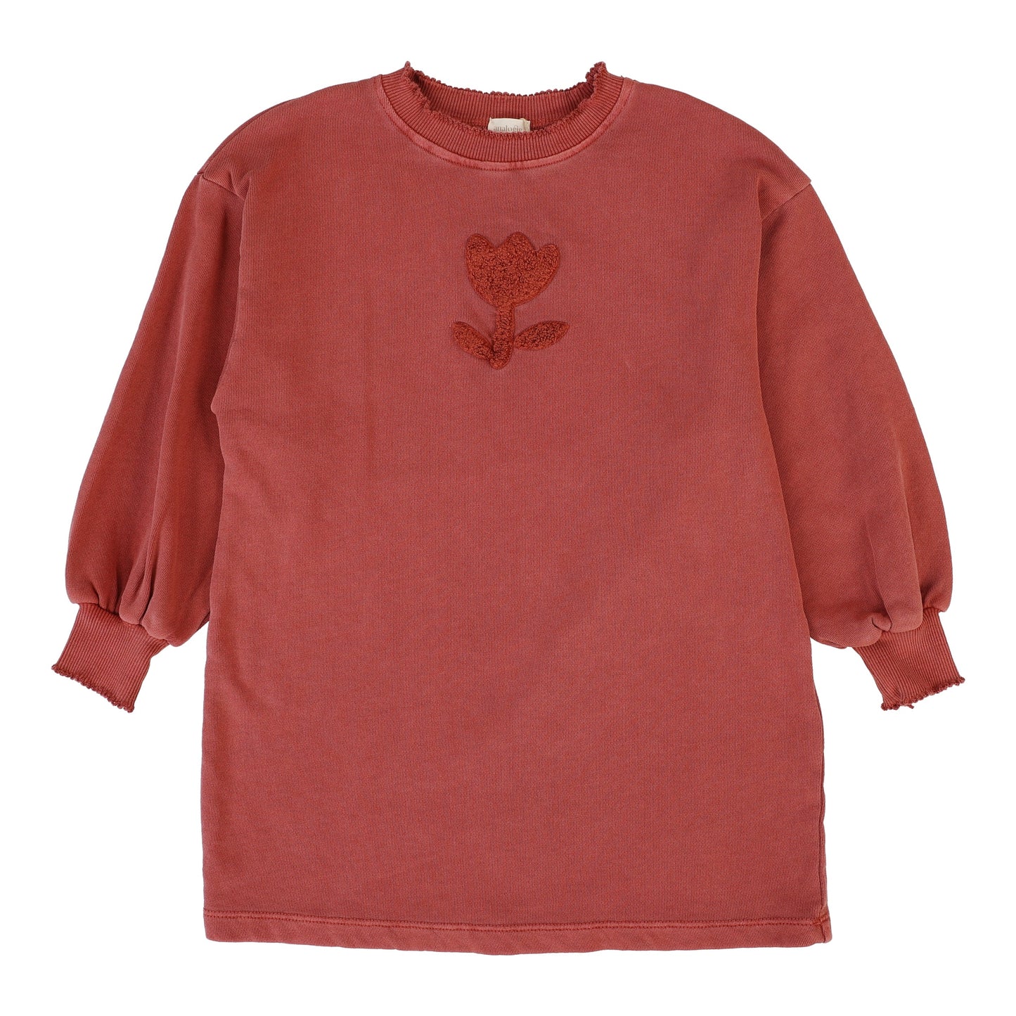 Sherpa Tulip Dress Mineral Red