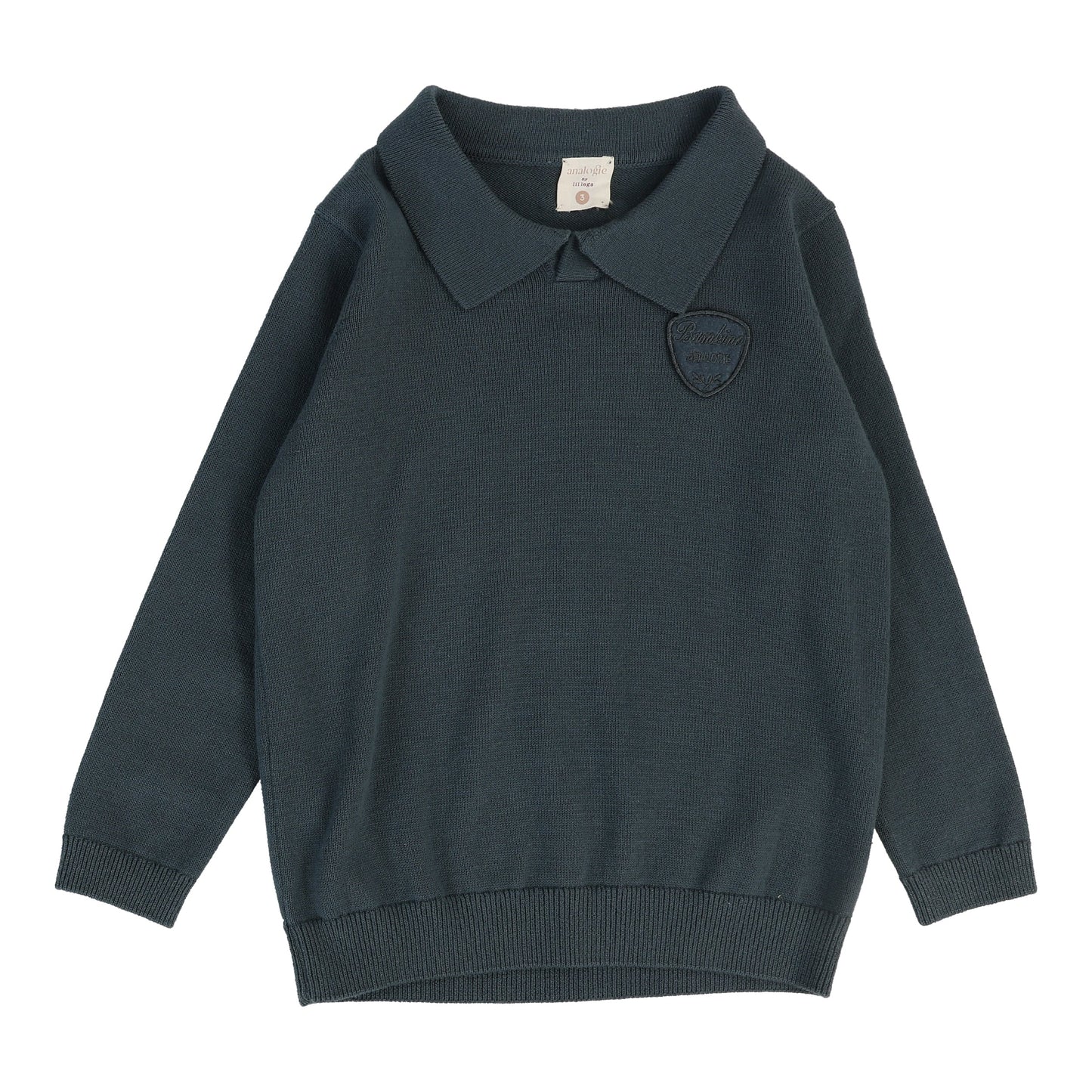 Knit Polo Slate