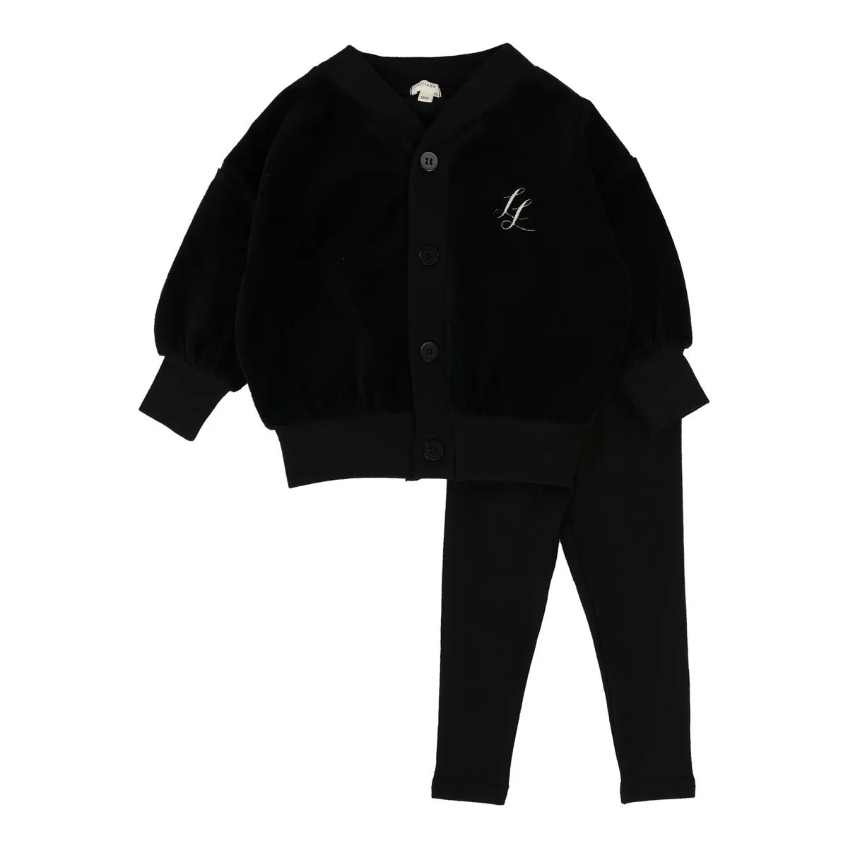 Boys Shabbos Lounge Set - Black