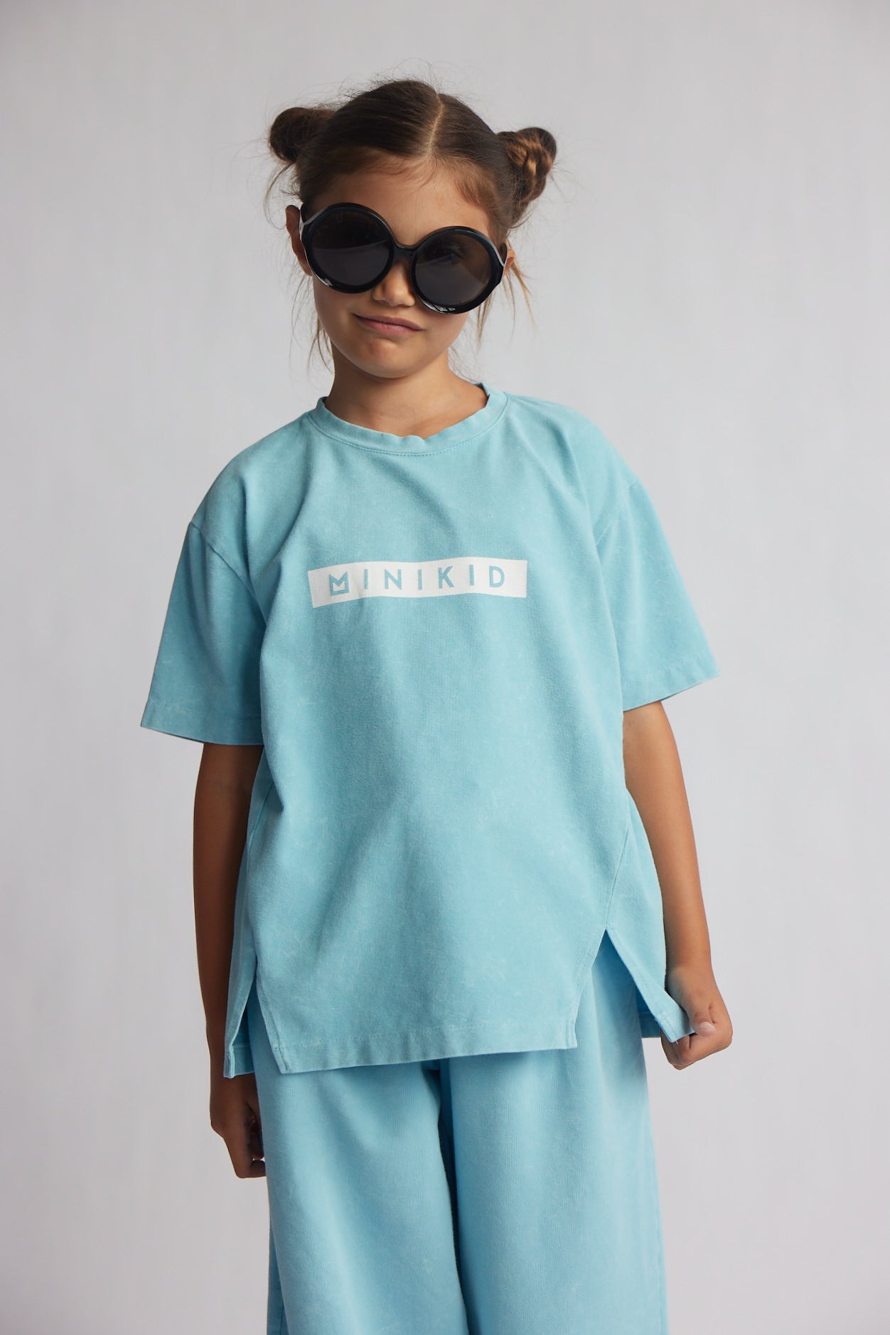 BLUE SKY ASYMMETRIC TSHIRT