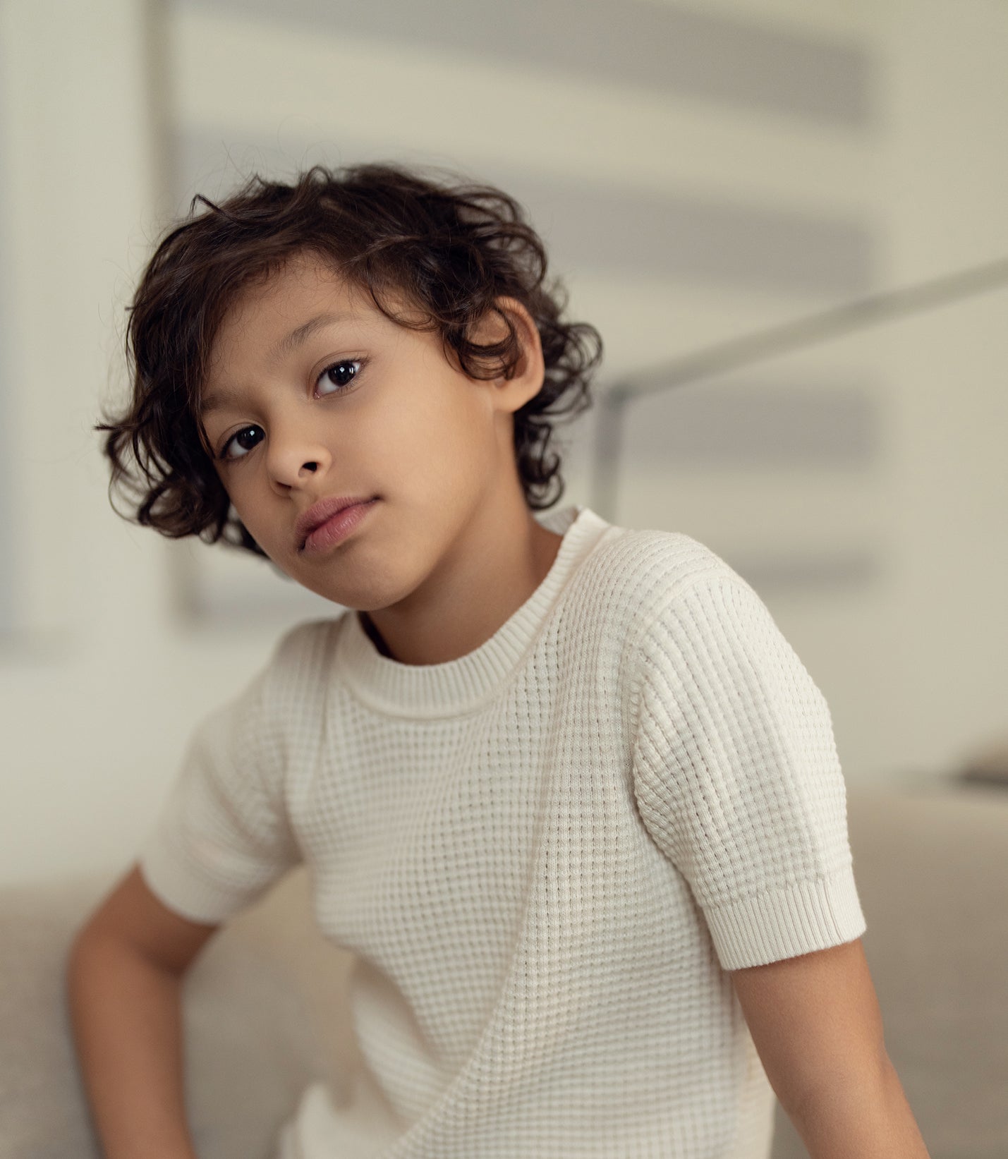 Boys Crew Knit Sweater