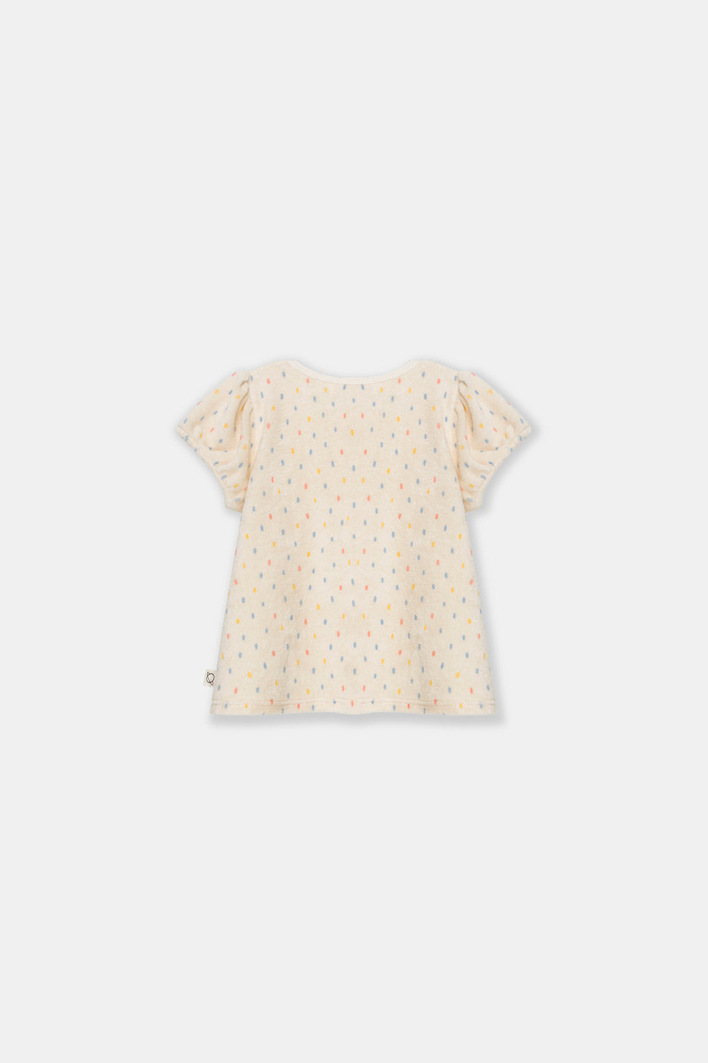 Toweling print baby T-shirt