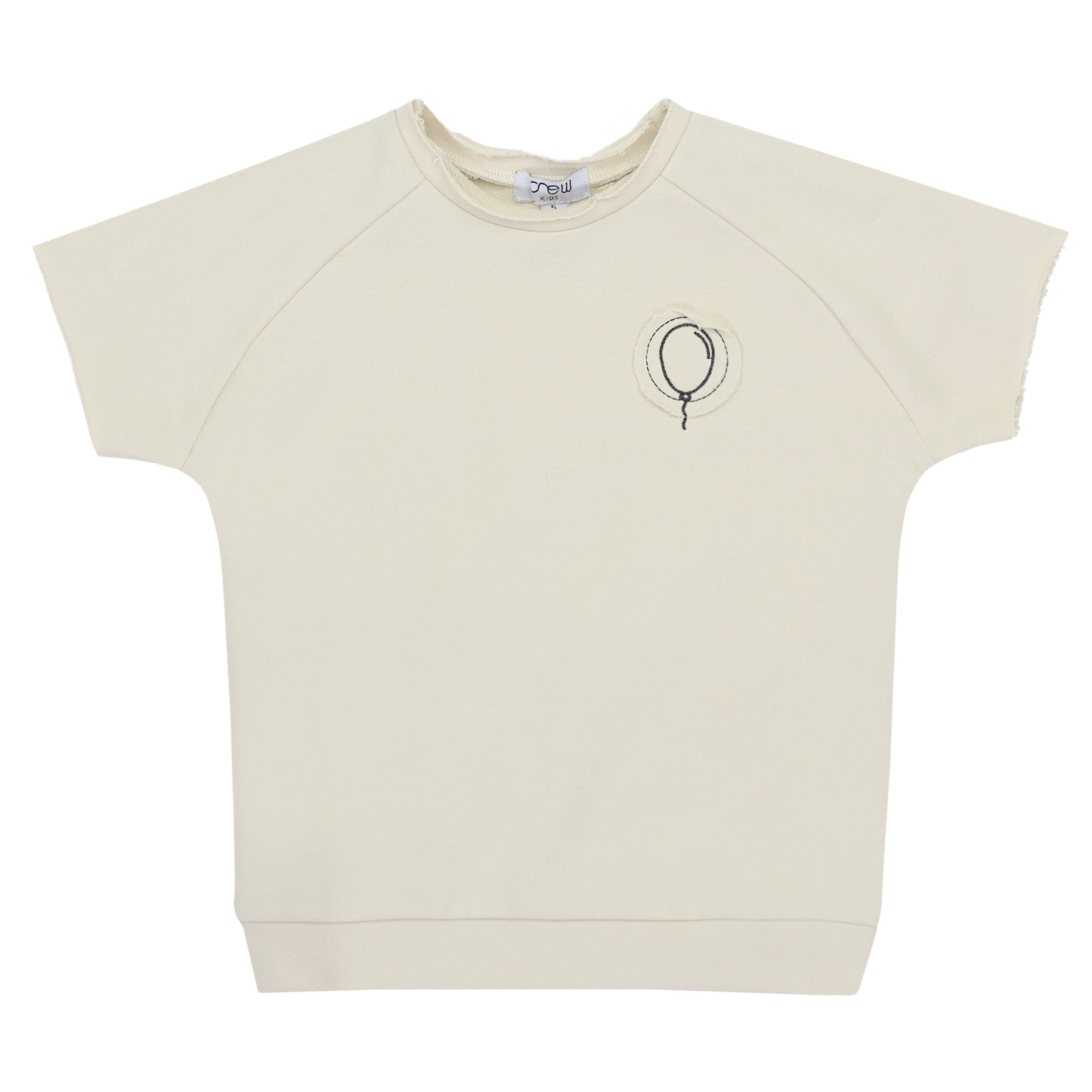 Balloon Print Tee Natural