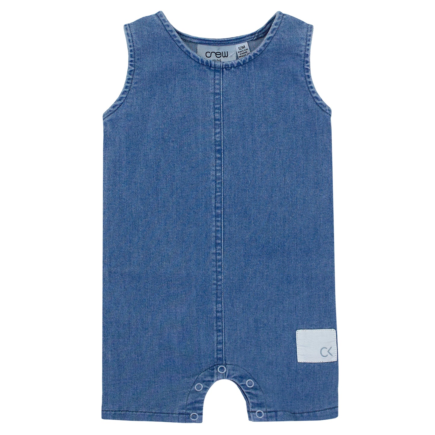 Denim Wash Romper