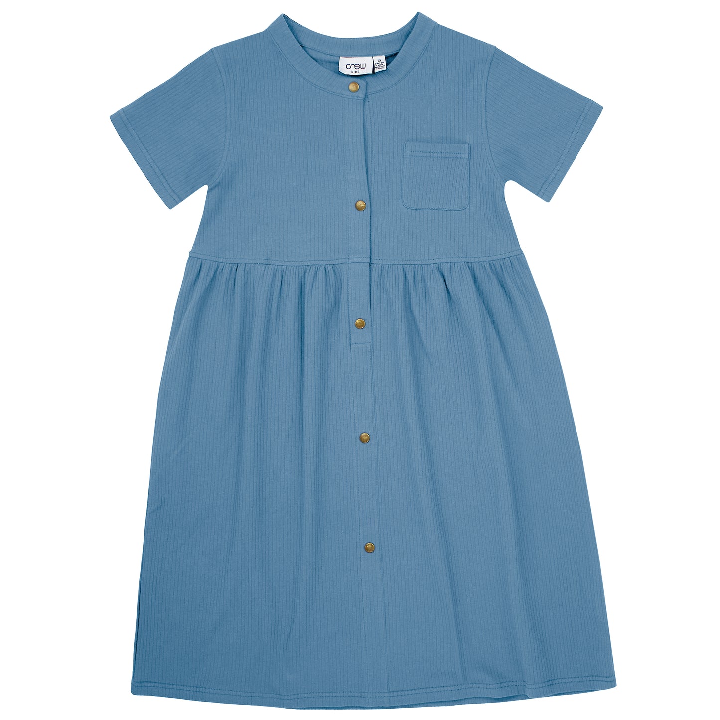 Light Blue Rib Dress
