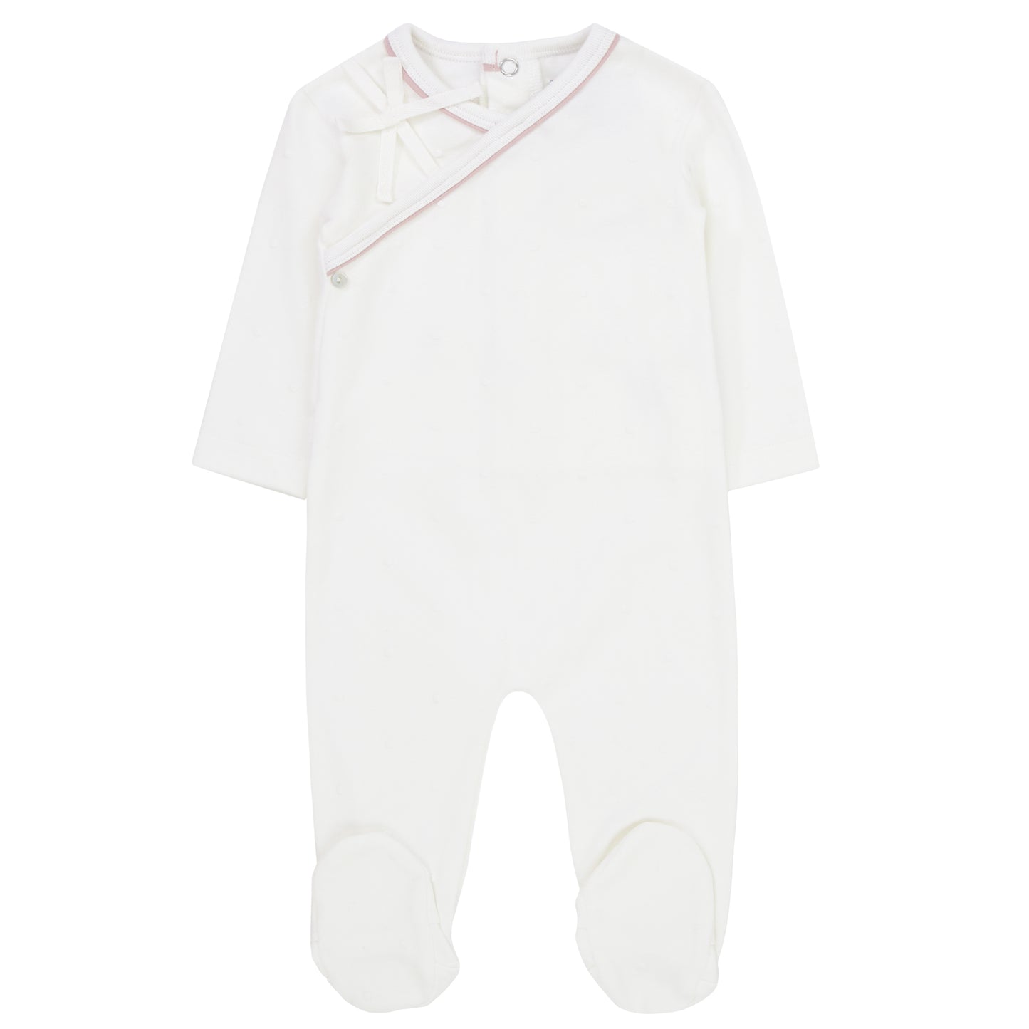 Pink Dot Wrap Footie
