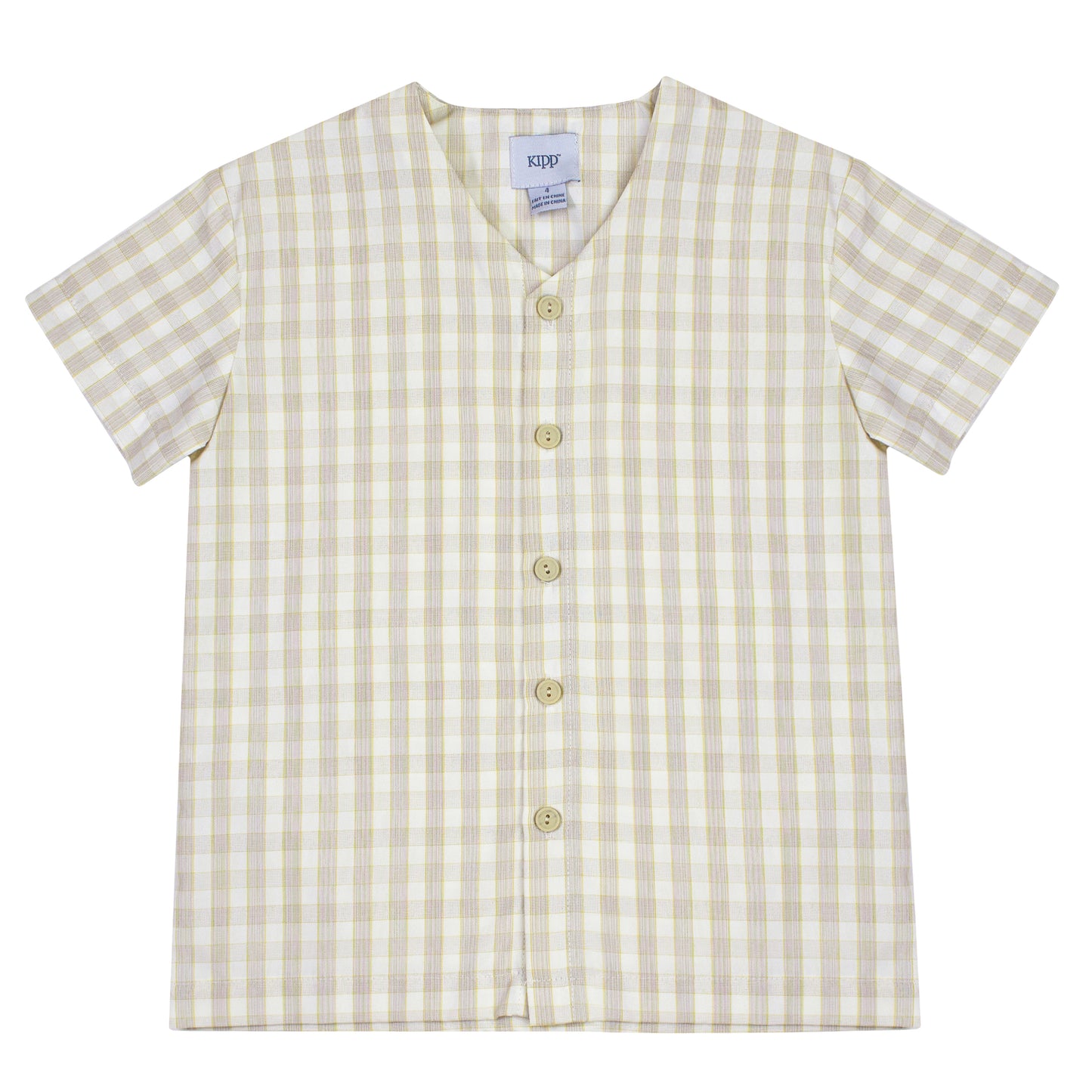 Stone Plaid Shirt