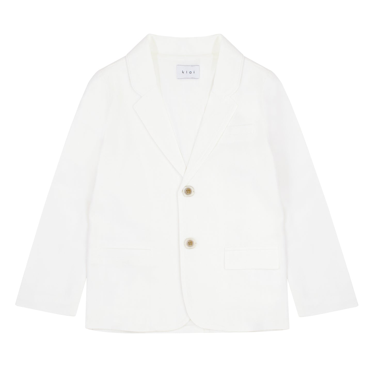 White Classic Blazer & Shorts Set