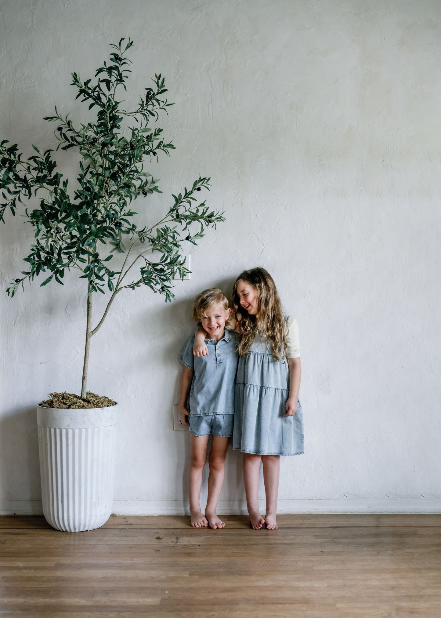 Stone Wash Tiered Jumper